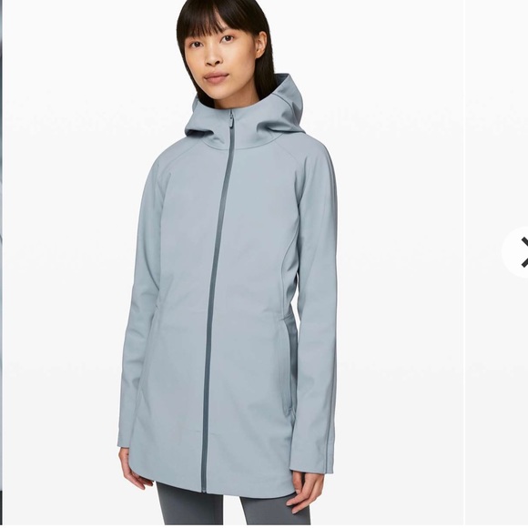 lululemon athletica Jackets & Blazers - Lululemon Glyde Along Softshell Chambray  Size 8